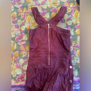 Bebe pleather going out jumpsuit